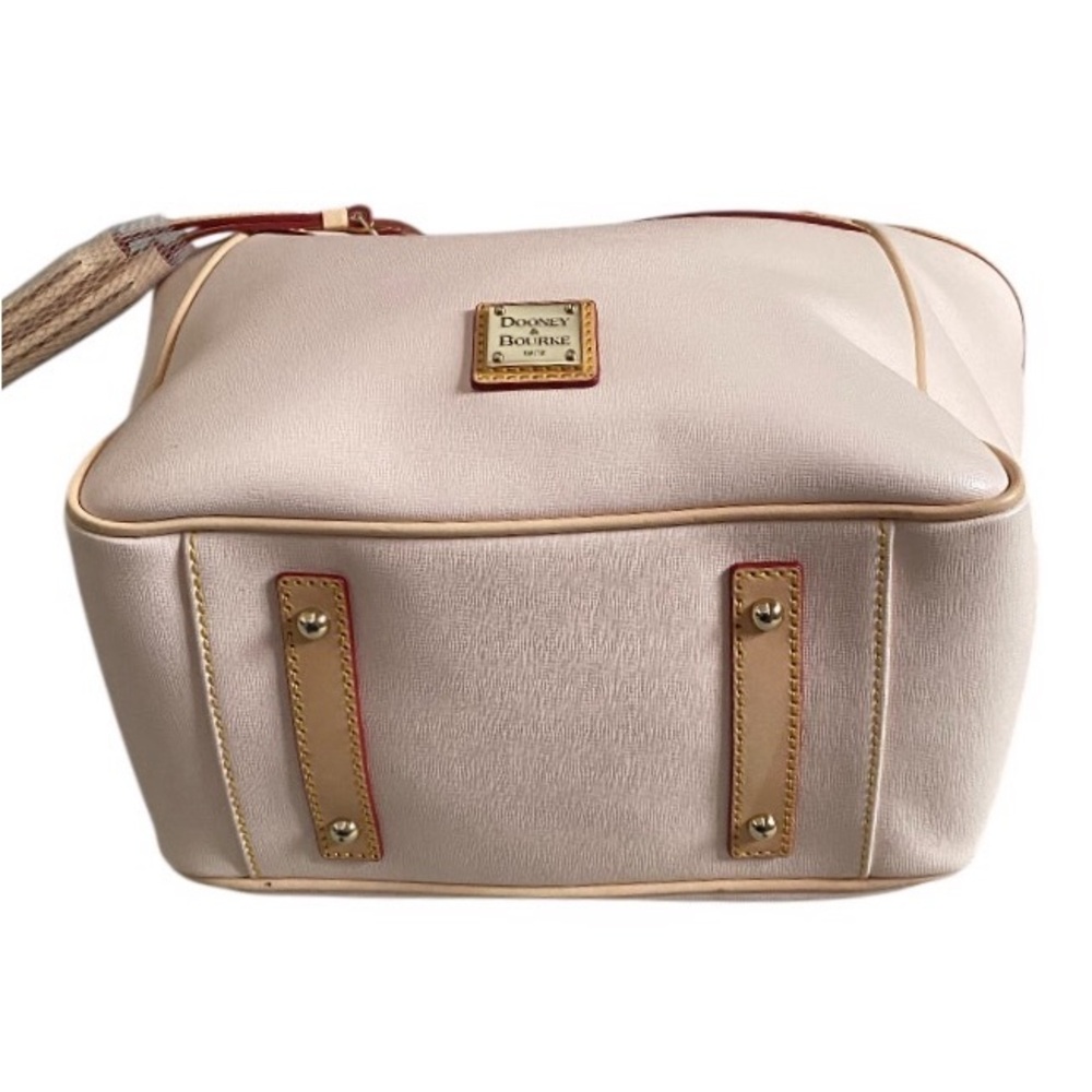 Dooney and Bourke Maddie saffiano leather shoulder bag-blush - Picture 4 of 8
